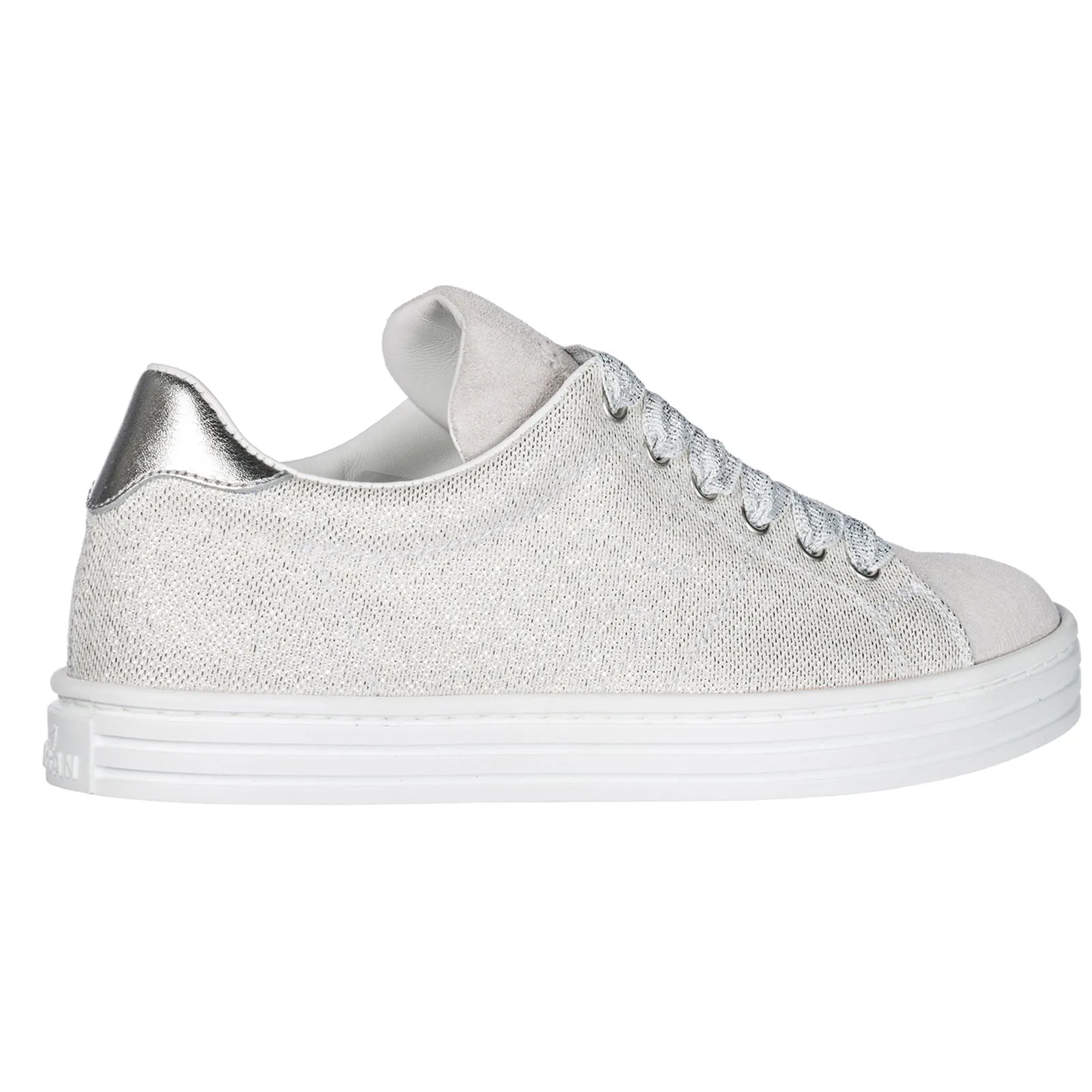 Hogan Kids Glittered Low-Top Sneakers