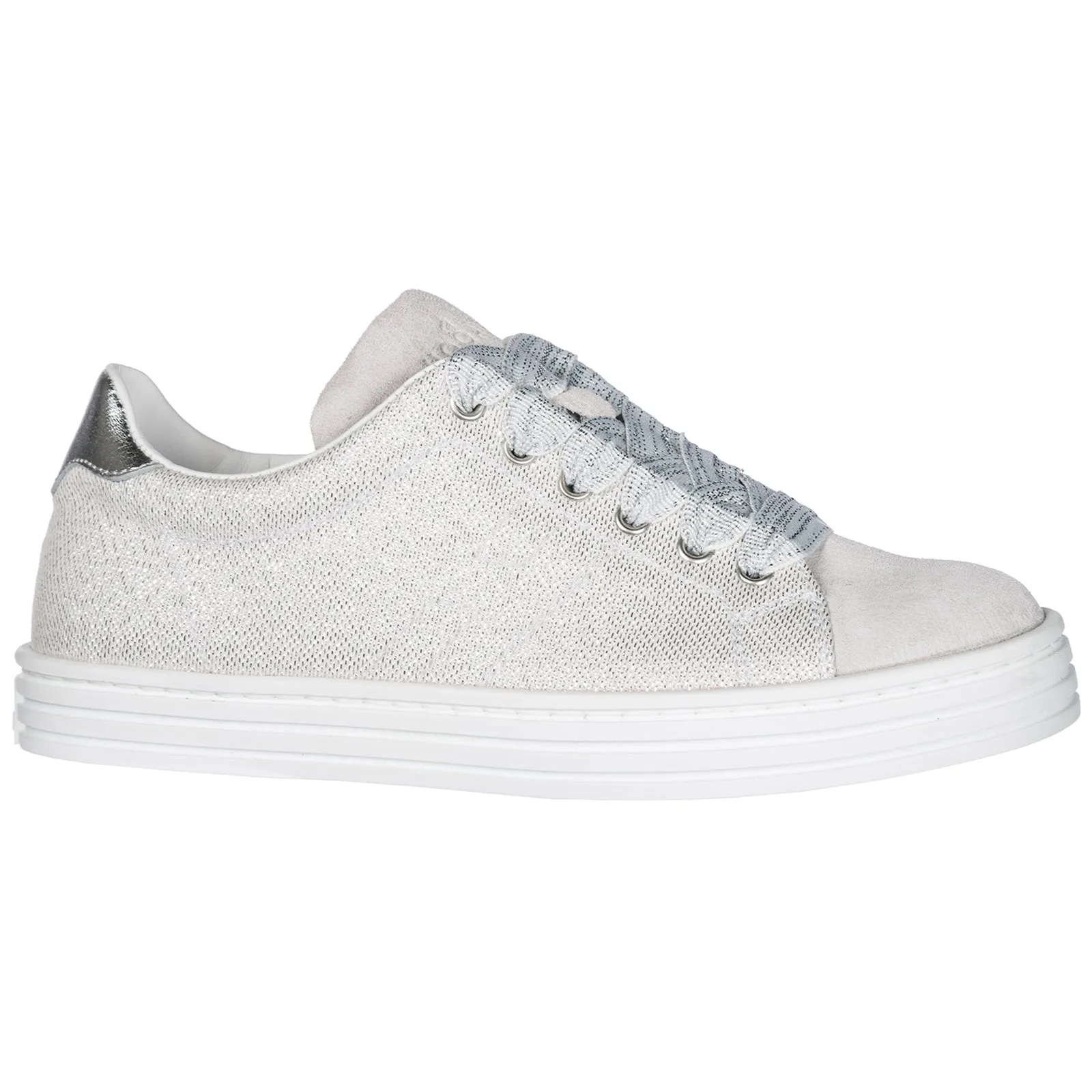 Hogan Kids Glittered Low-Top Sneakers