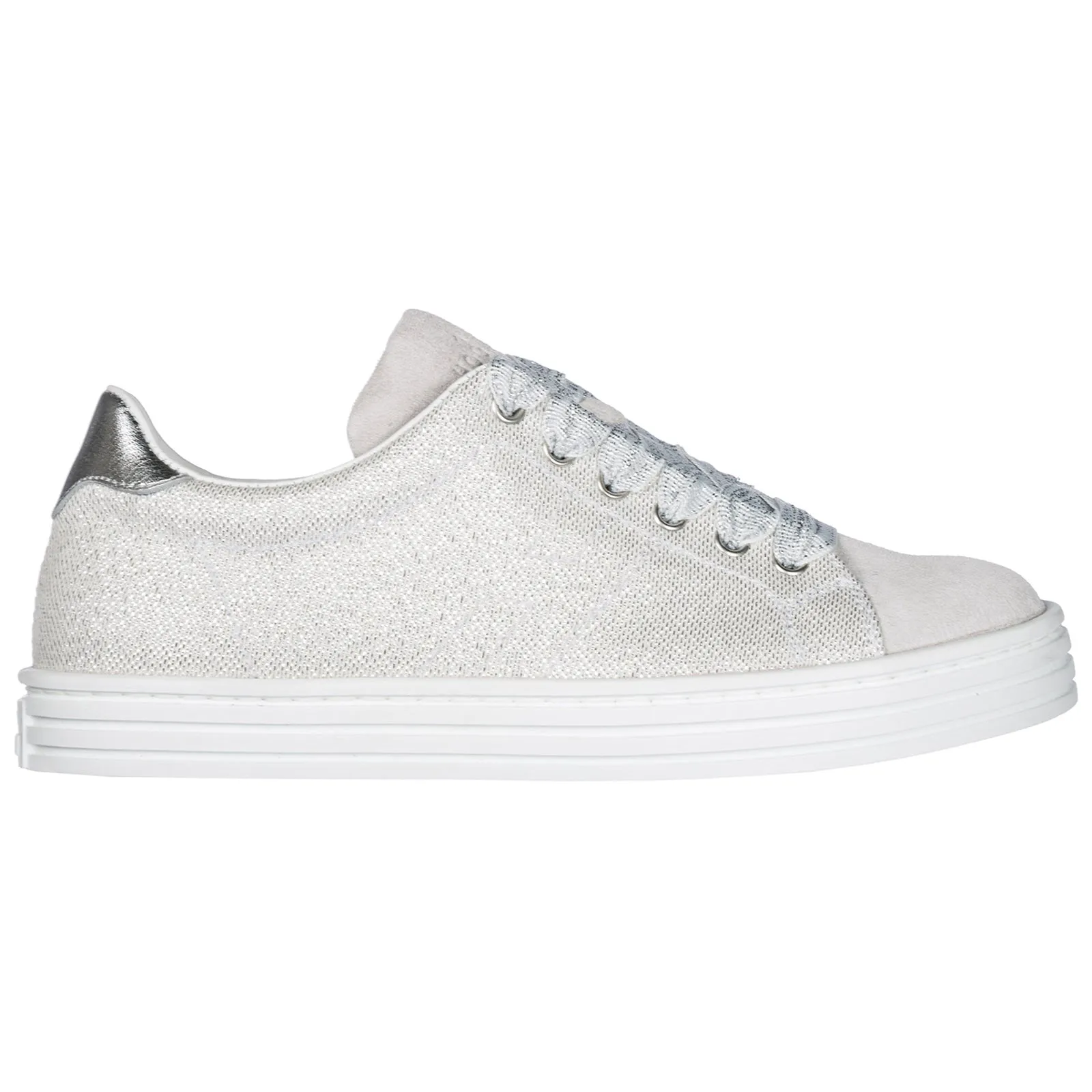 Hogan Kids Glittered Low-Top Sneakers