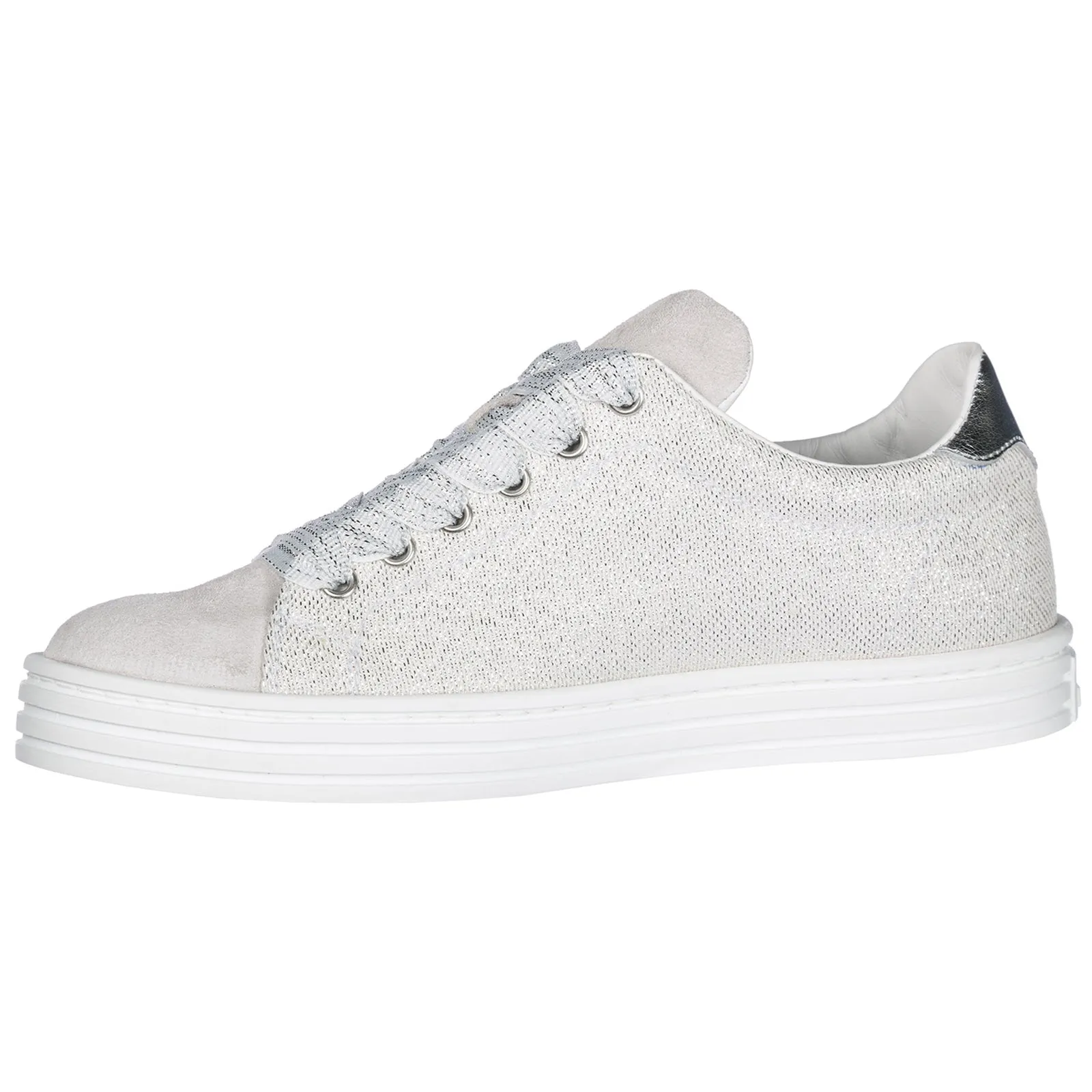 Hogan Kids Glittered Low-Top Sneakers