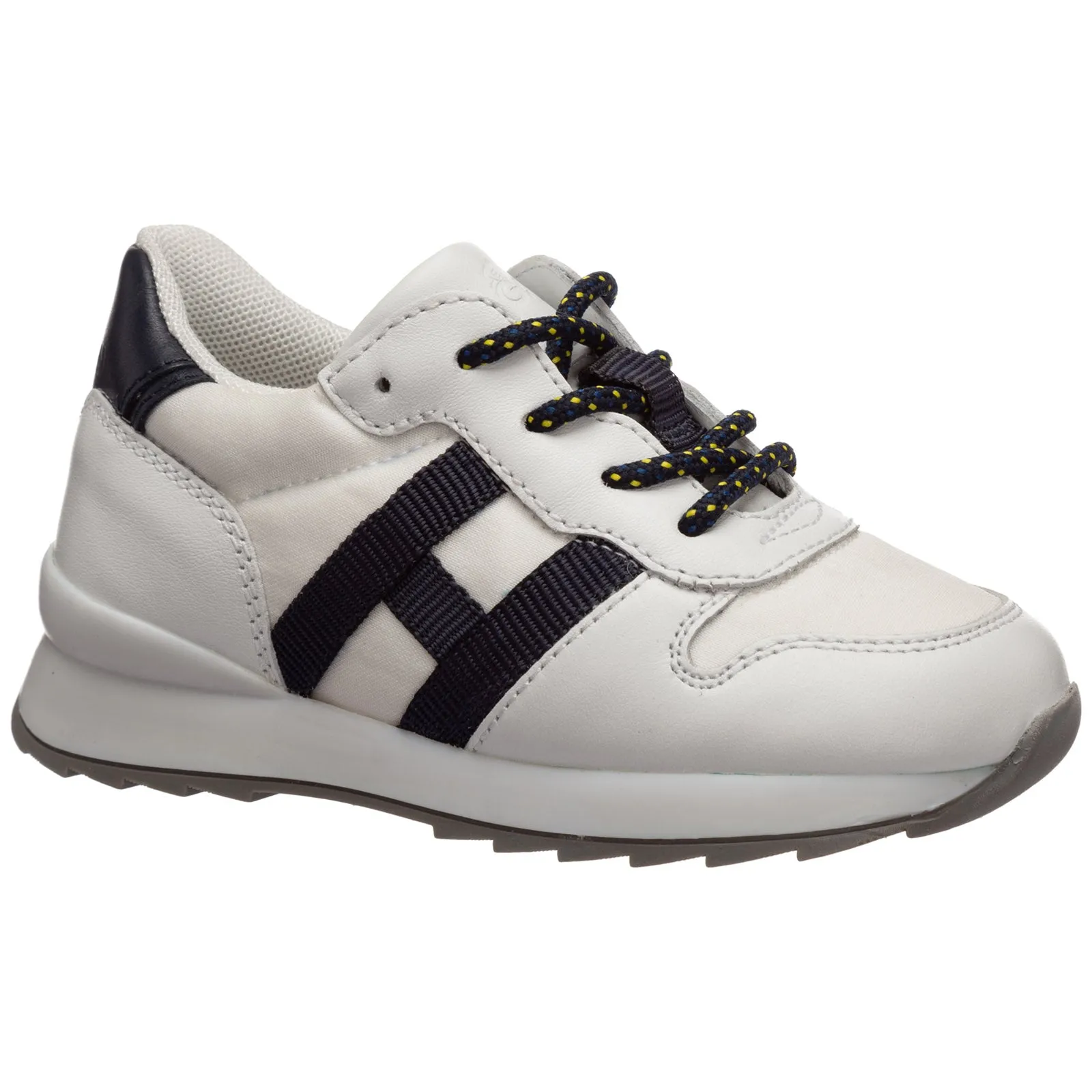 Hogan Kids Logo Detail Lace-Up Sneakers