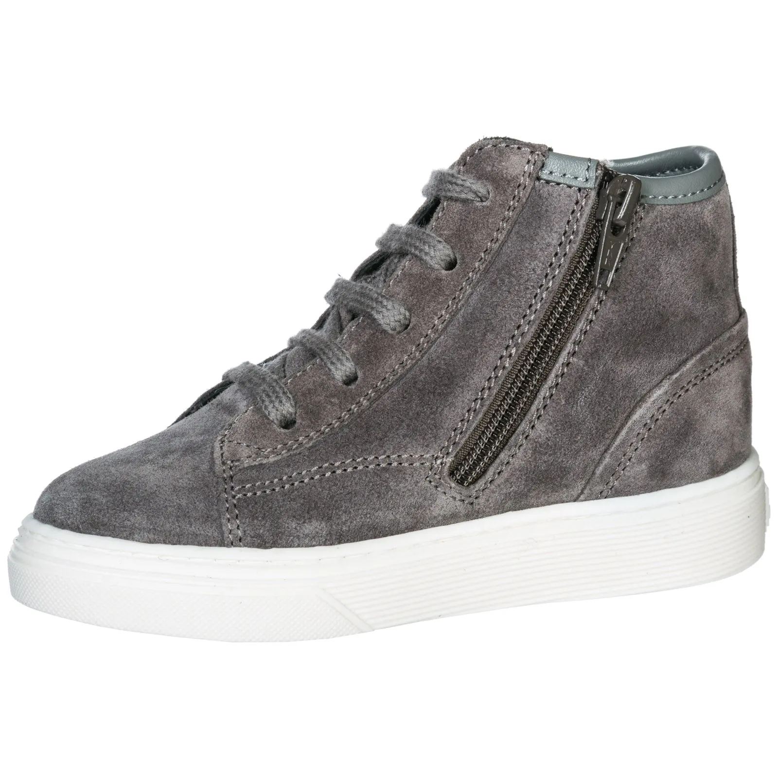 Hogan Kids Logo Detailed High-Top Sneakers