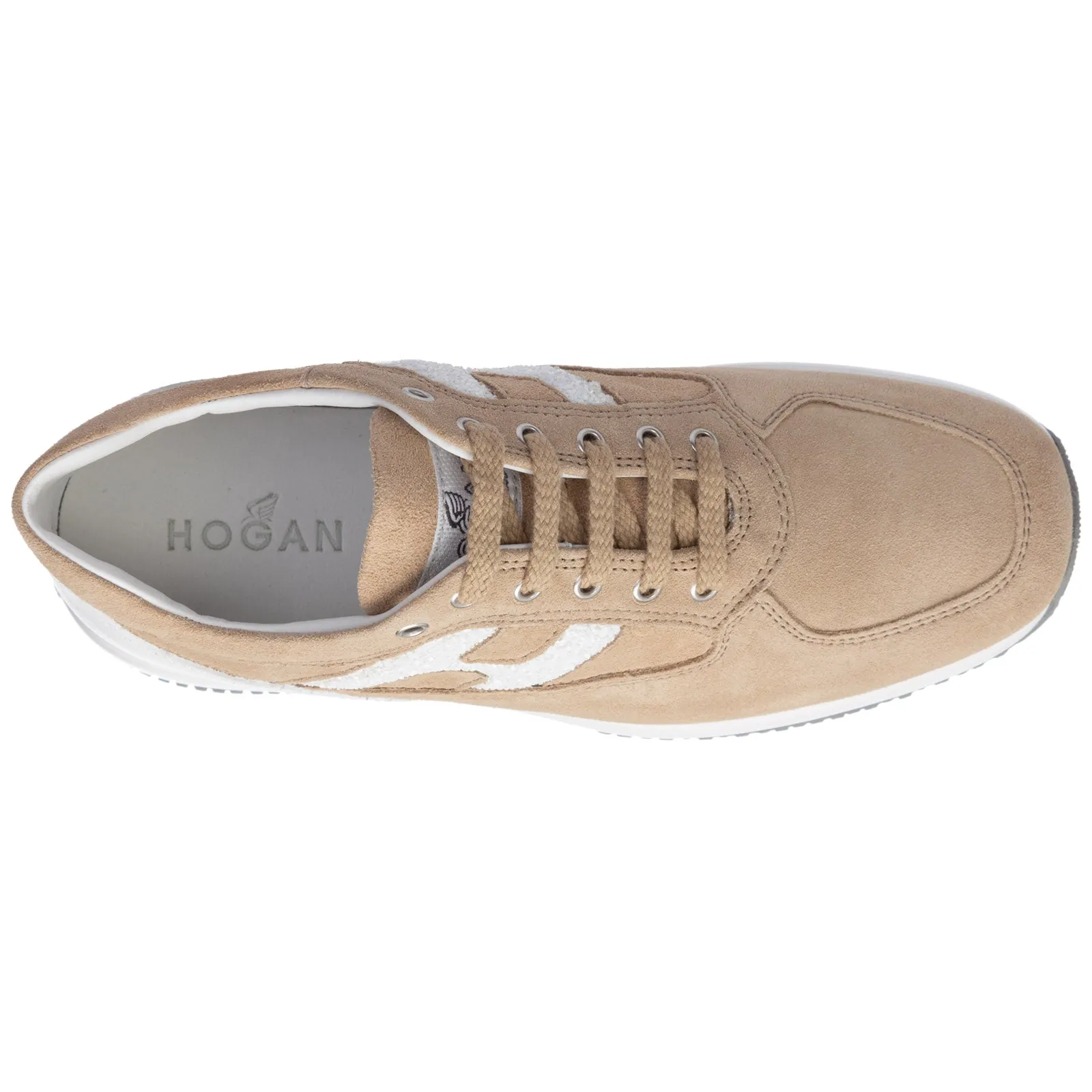 Hogan Kids Logo Detailed Sneakers