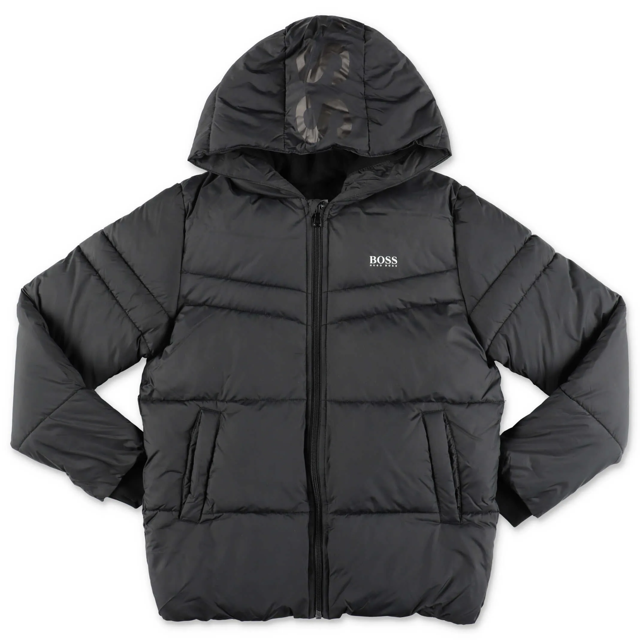Hugo Boss Kids Hooded Puffer Jacket