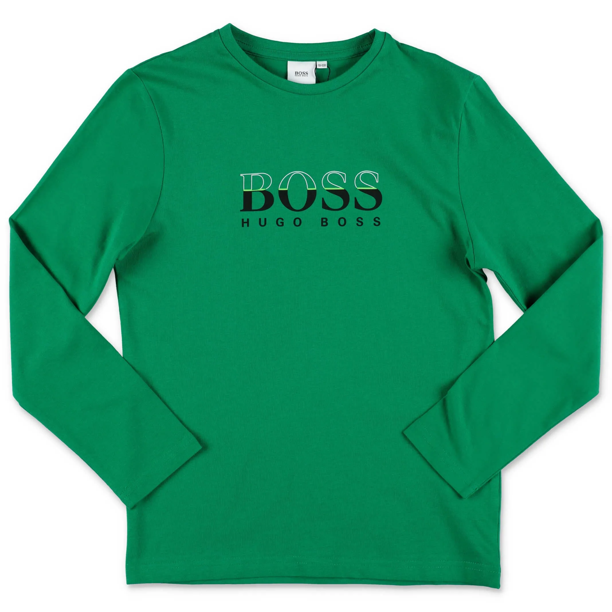 Hugo Boss Kids Logo Printed Long Sleeve T-Shirt