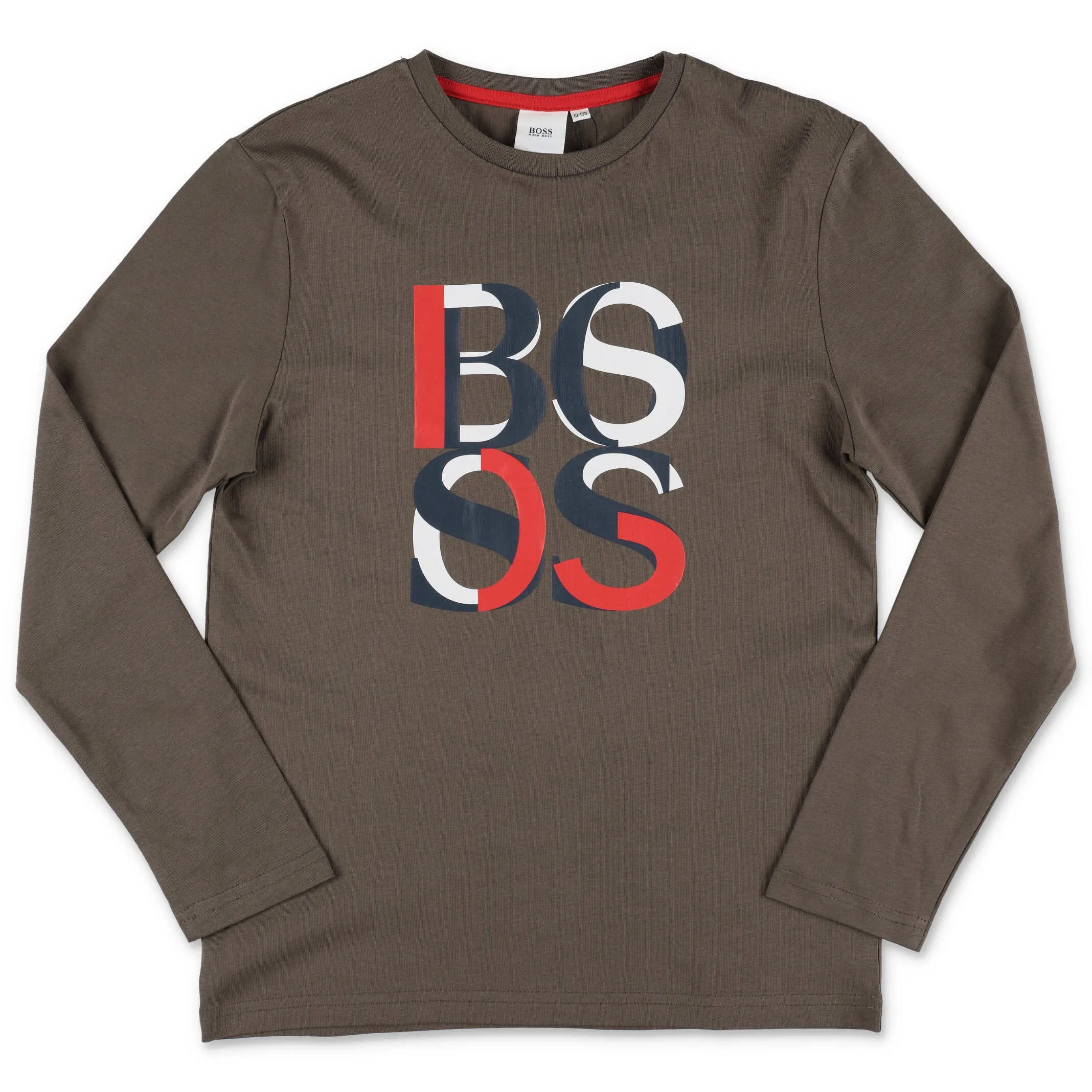 Hugo Boss Kids Logo Printed Long Sleeve T-Shirt