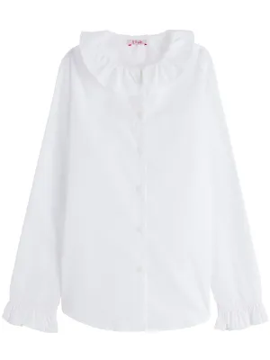Il Gufo Ruffled Trim Shirt