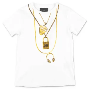 John Richmond Junior Rock Print T-Shirt