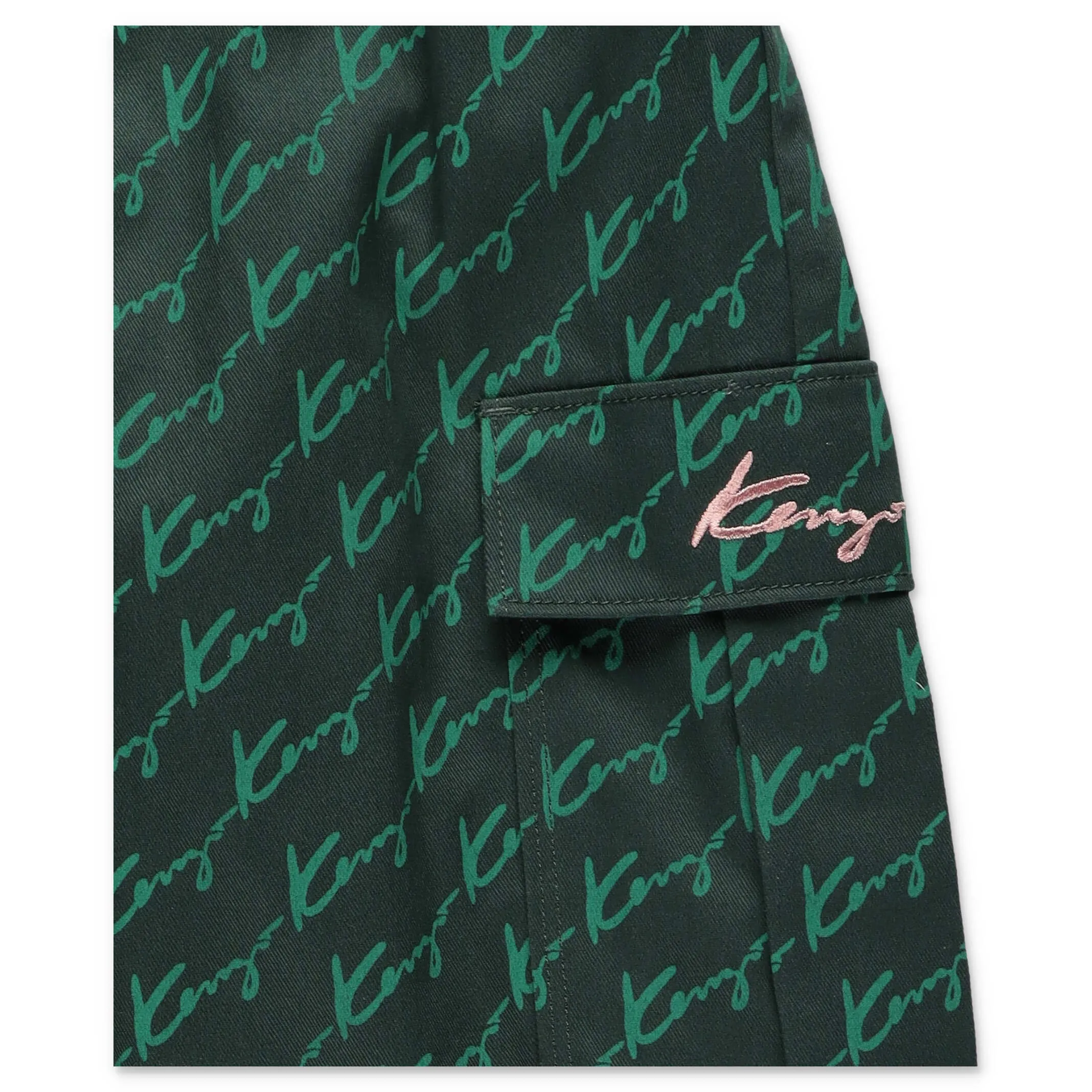 Kenzo Kids Allover Logo Printed Pants