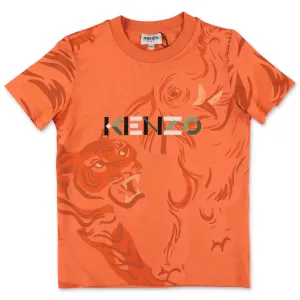 Kenzo Kids Animal Printed T-Shirt