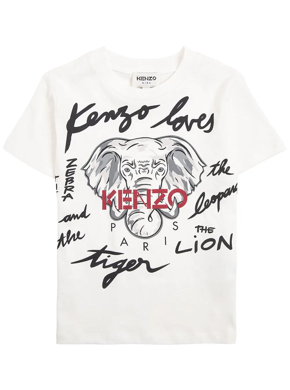Kenzo Kids Graphic Print T-Shirt