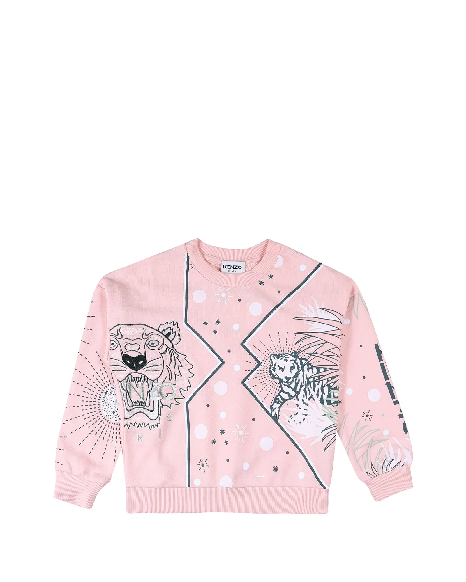 Kenzo Kids Graphic Printed Crewneck Swatershirt