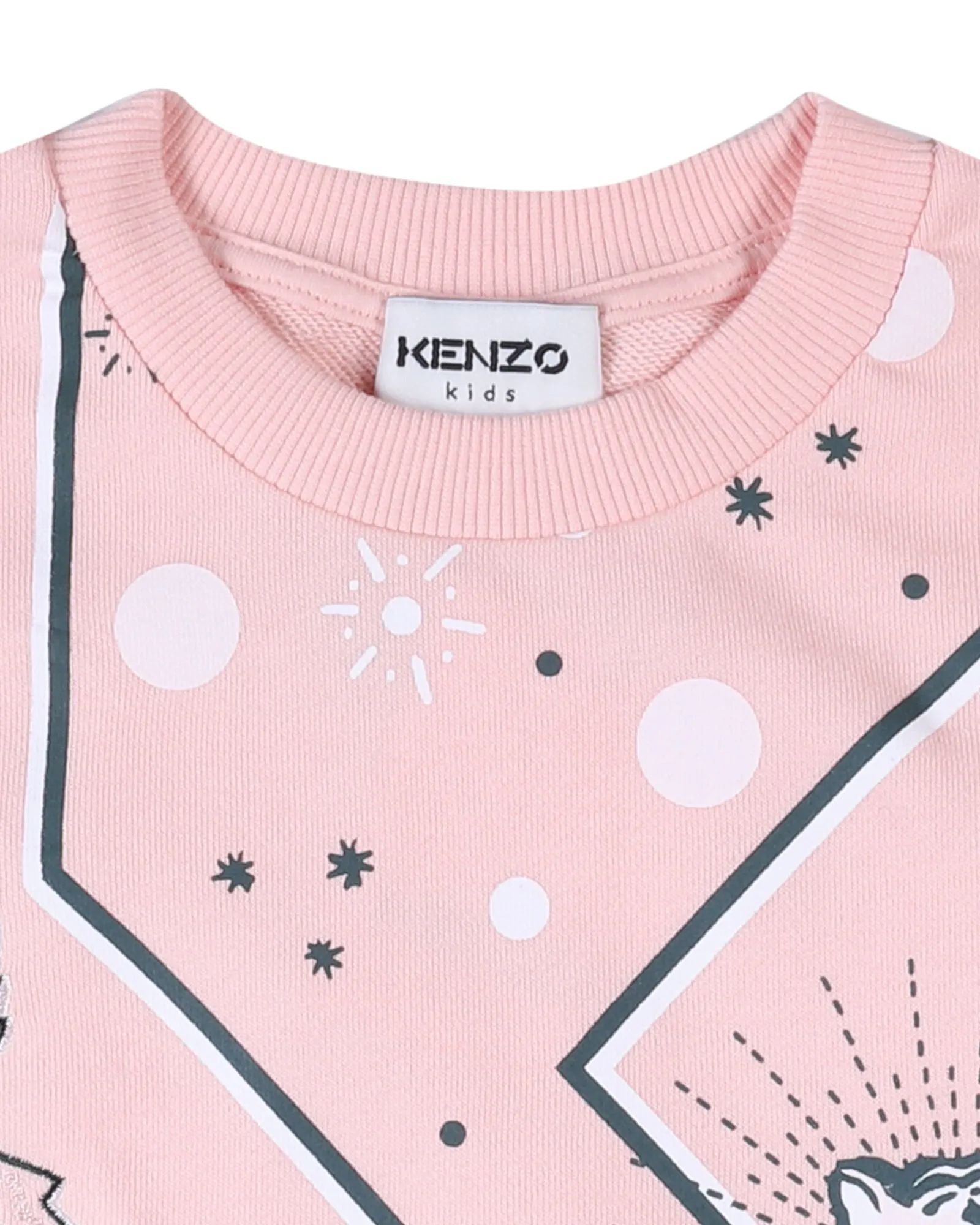 Kenzo Kids Graphic Printed Crewneck Swatershirt