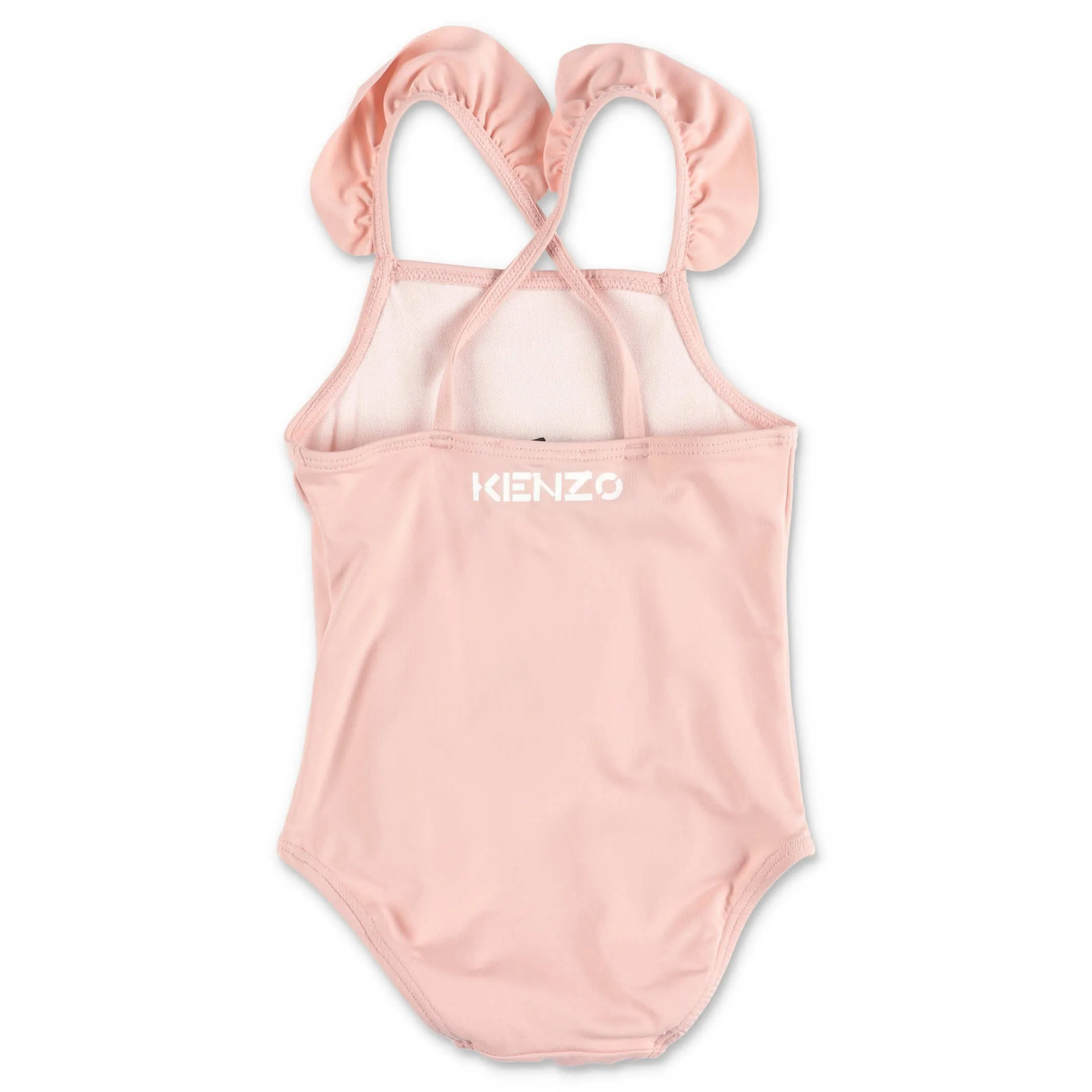 Kenzo Kids K Printed Ruffled Swimsuit