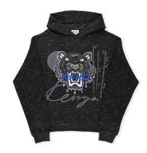 Kenzo Kids Logo Embroidered Long Sleeved Hoodie