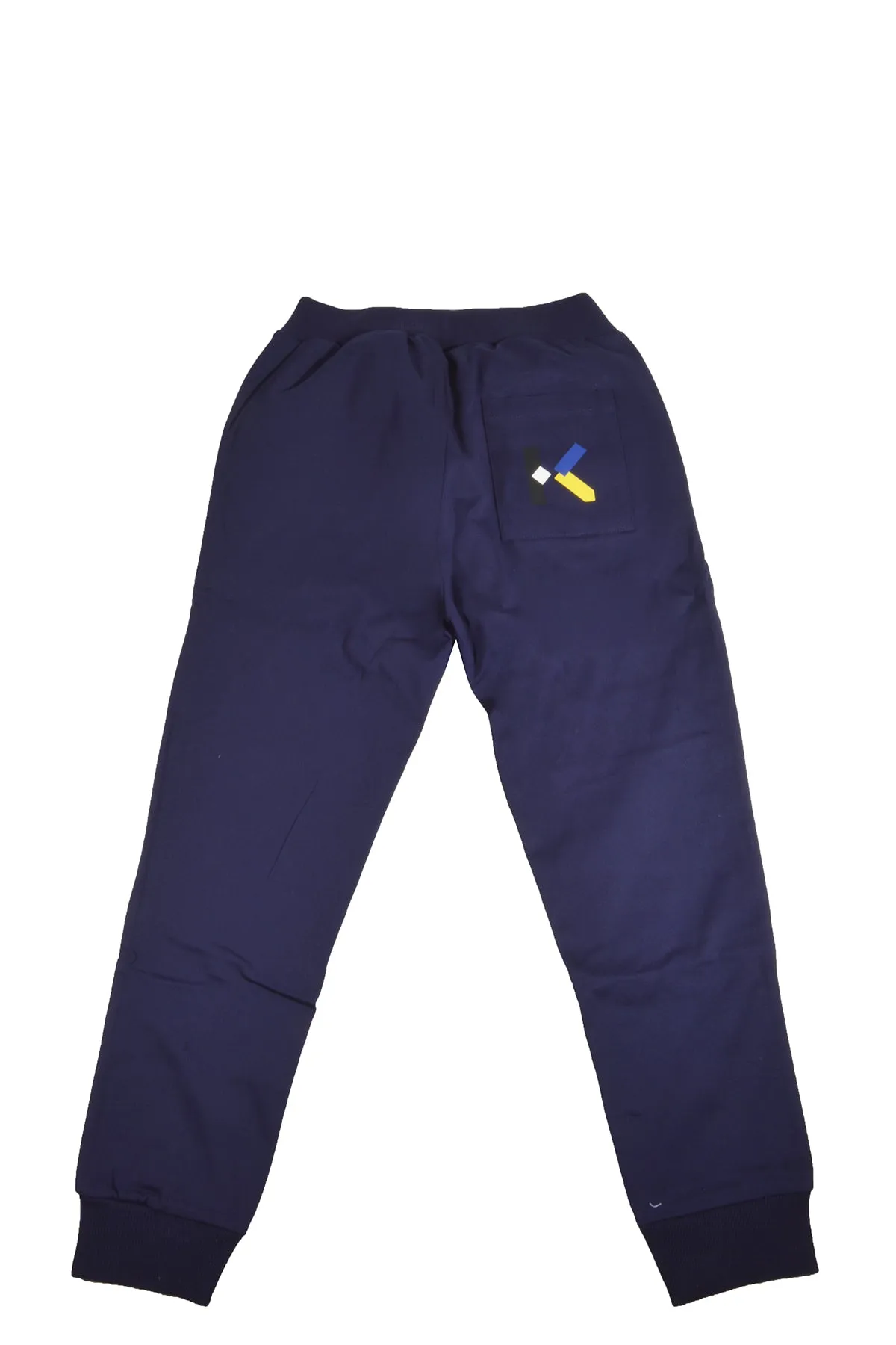 Kenzo Kids Logo Patch Quilted Track Pants