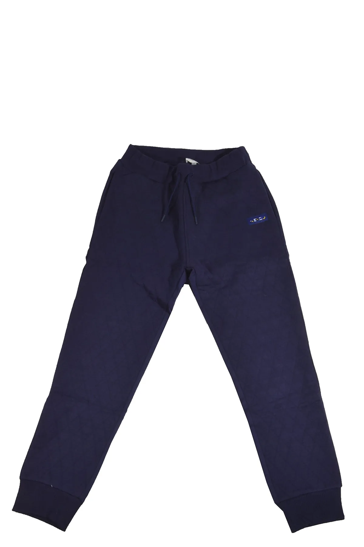 Kenzo Kids Logo Patch Quilted Track Pants