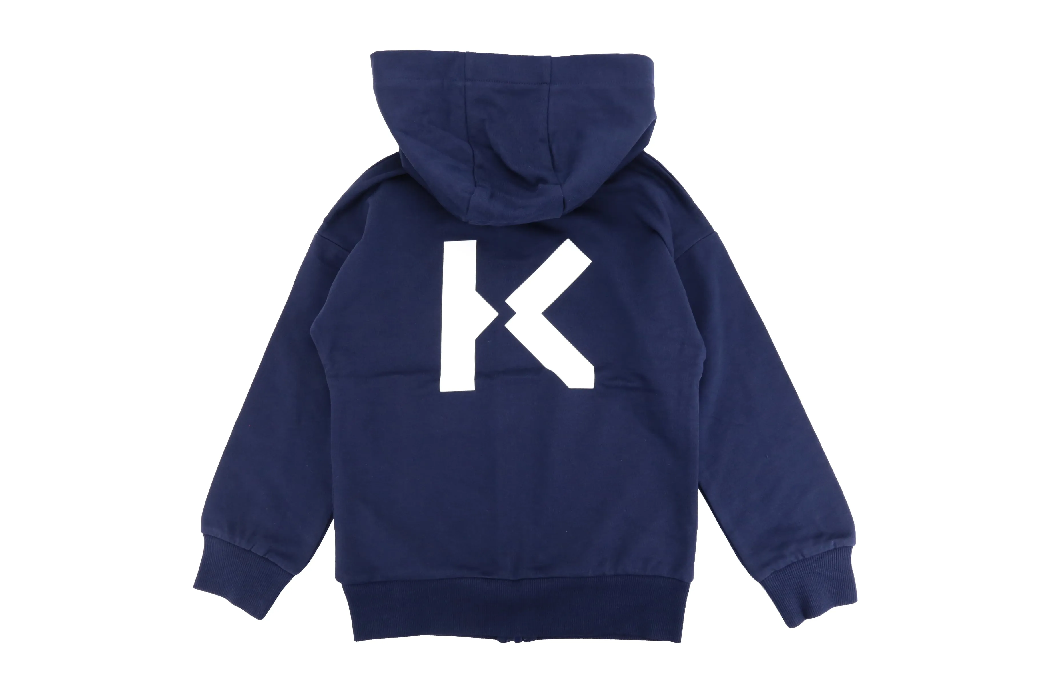 Kenzo Kids Logo Print Zipped Hoodie