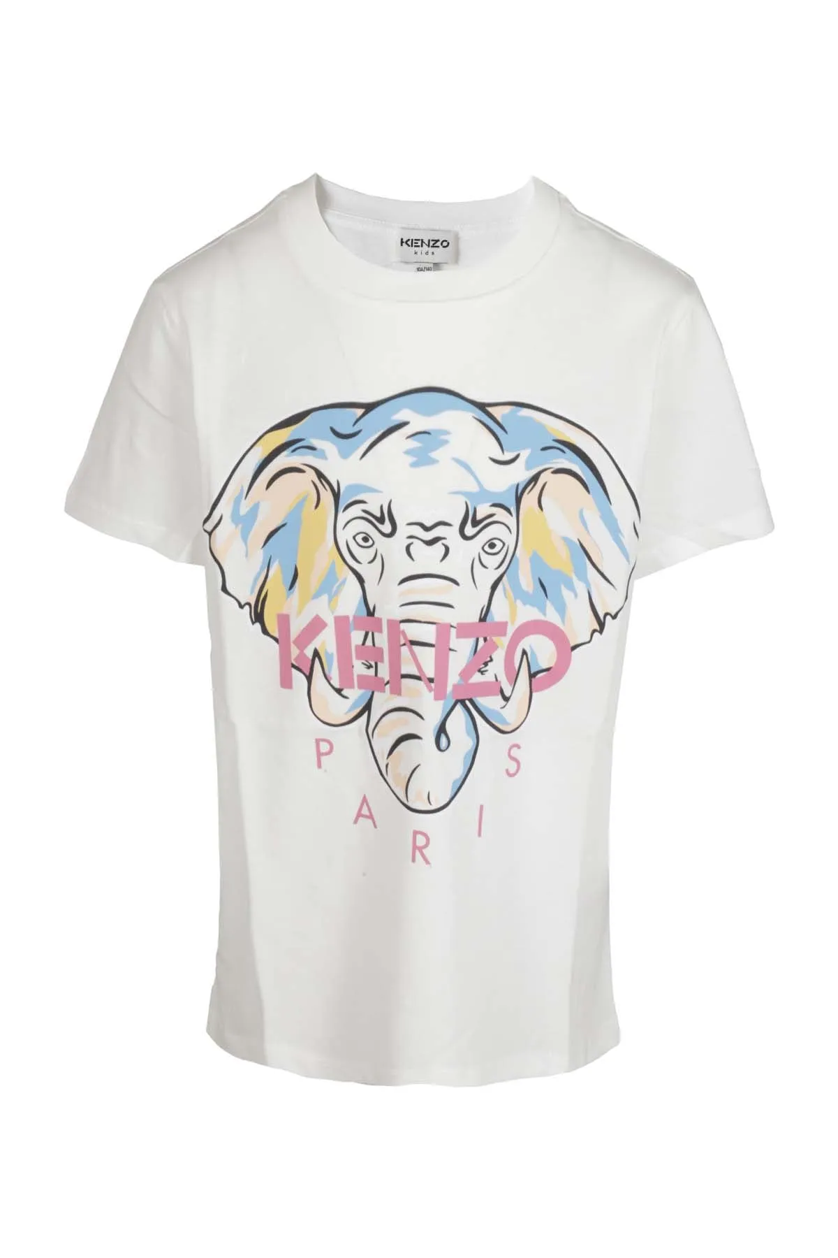 Kenzo Kids Logo Printed Crewneck T-Shirt