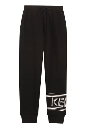 Kenzo Kids Logo Printed Track Pants