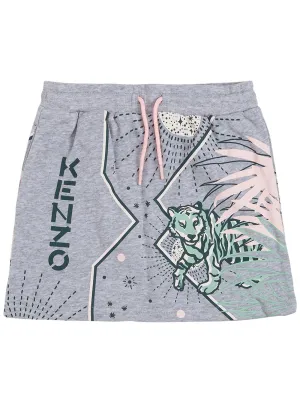 Kenzo Kids Logo Tiger Print Skirt