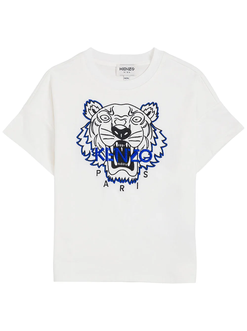 Kenzo Kids Tiger Logo Embroidered T-Shirt