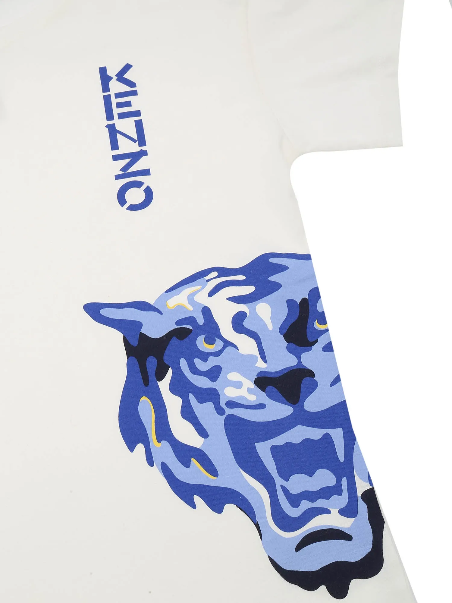 Kenzo Kids Tiger Printed T-Shirt