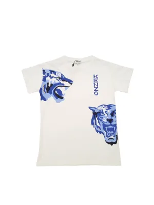 Kenzo Kids Tiger Printed T-Shirt