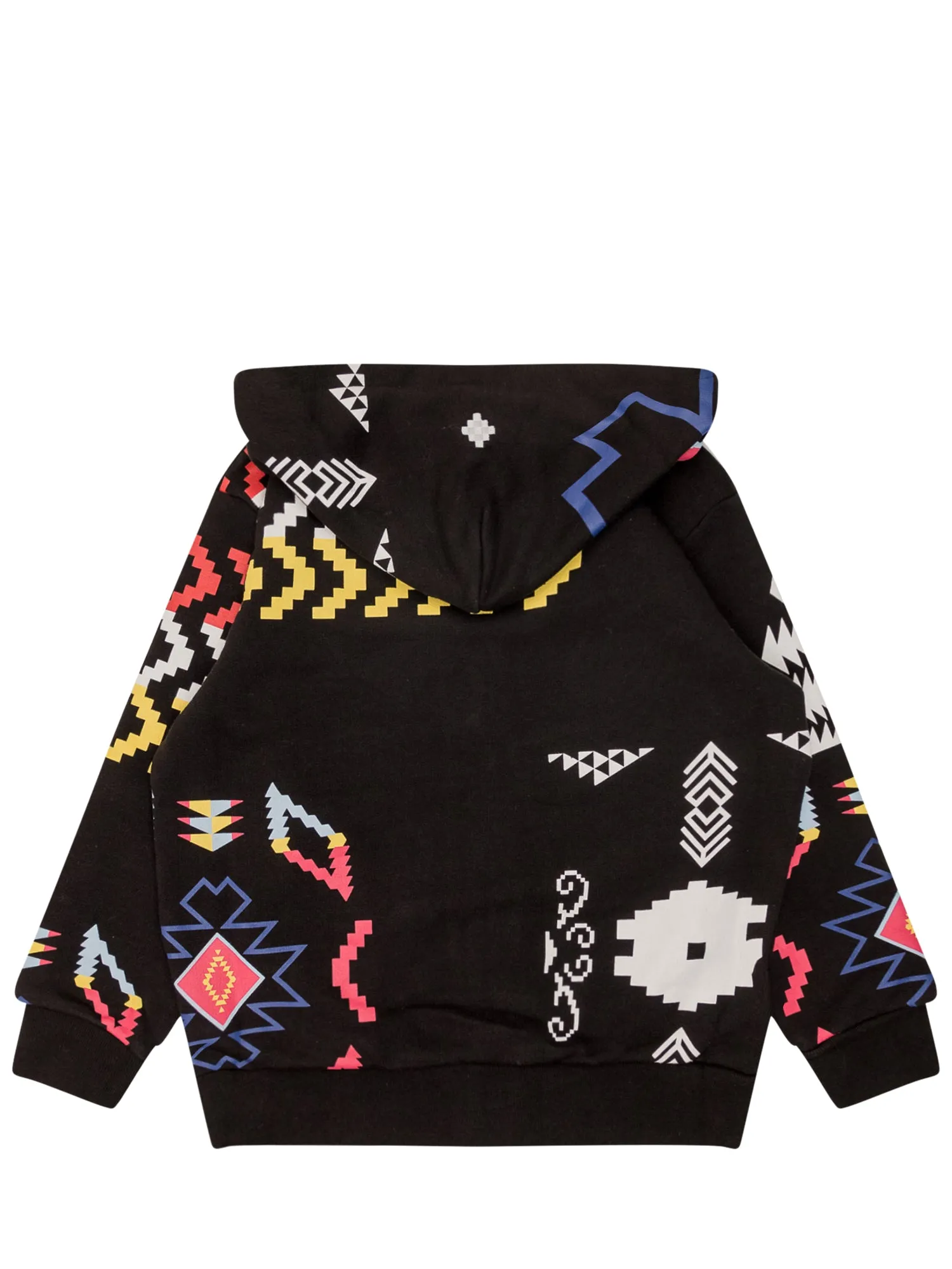 Marcelo Burlon County Of Milan Kids Patchwork Print Zipped Hoodie