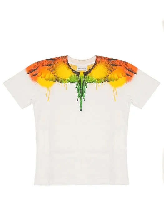 Marcelo Burlon County Of Milan Kids Wings Printed T-Shirt