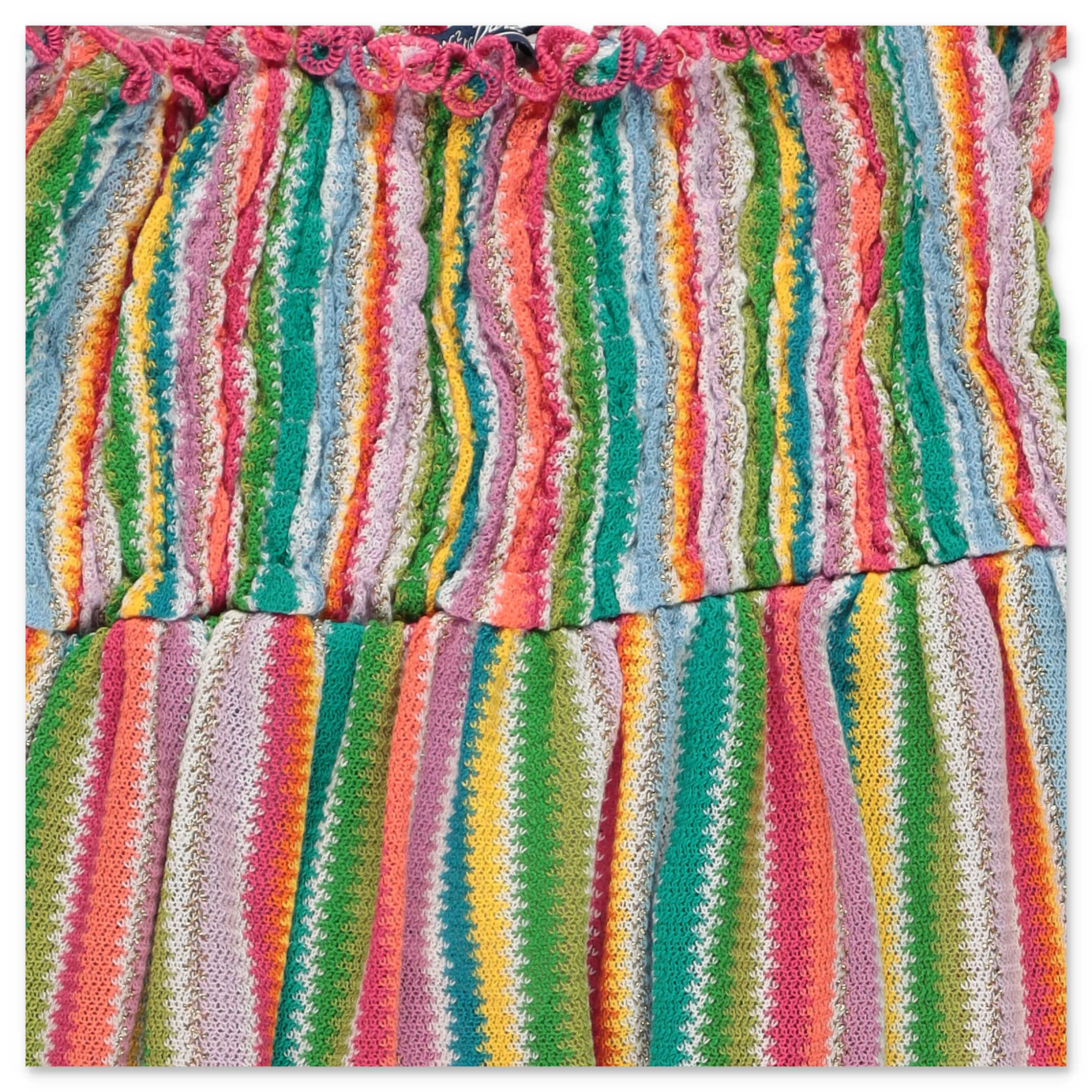 Mc2 Saint Barth Kids Leonor Striped Dress