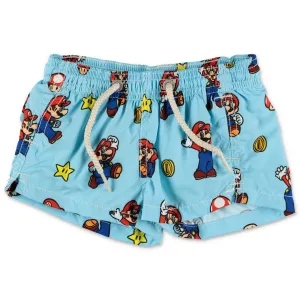 Mc2 Saint Barth Kids Mario Printed Swim Shorts