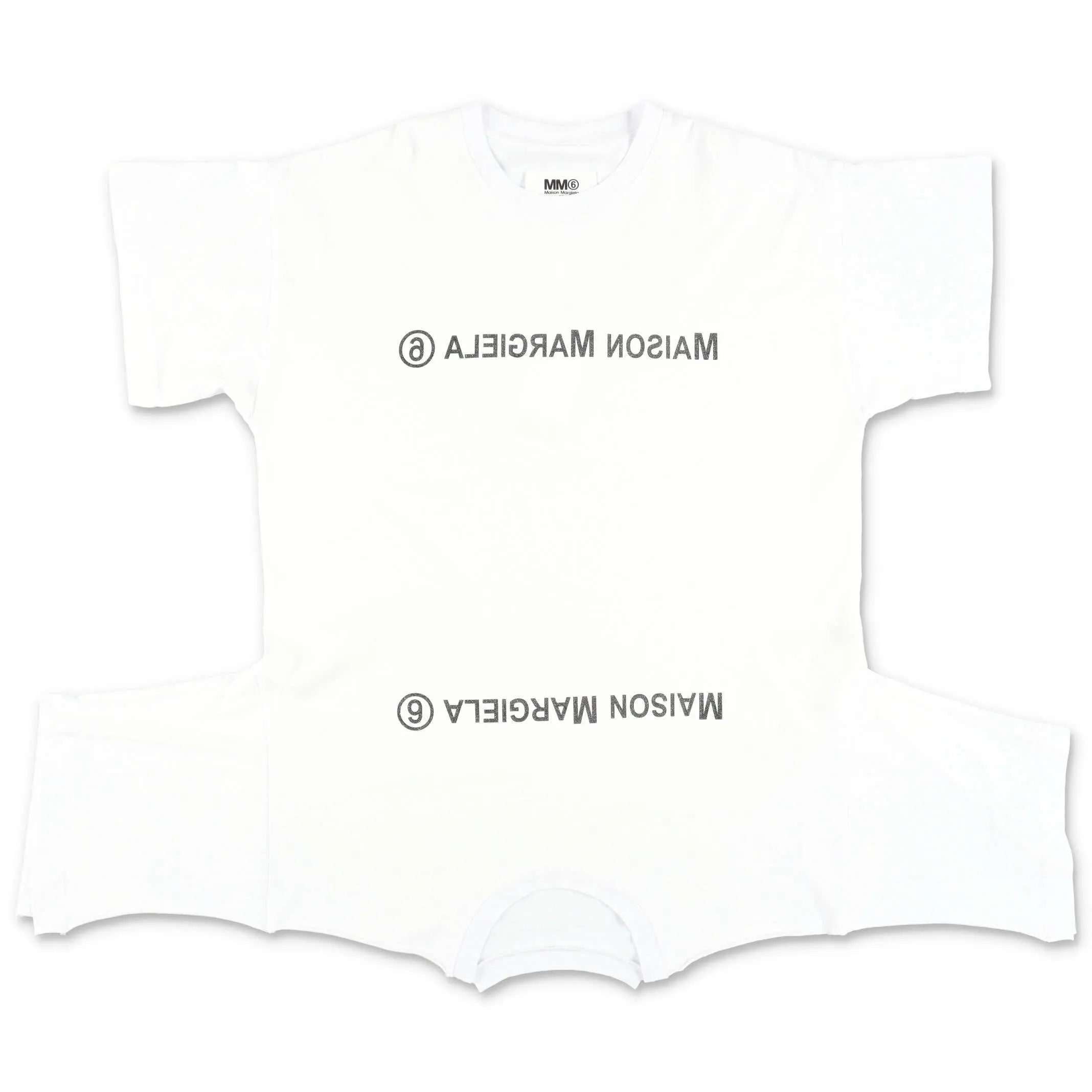 MM6 Maison Margiela Kids Crewneck Asymmetric Dress