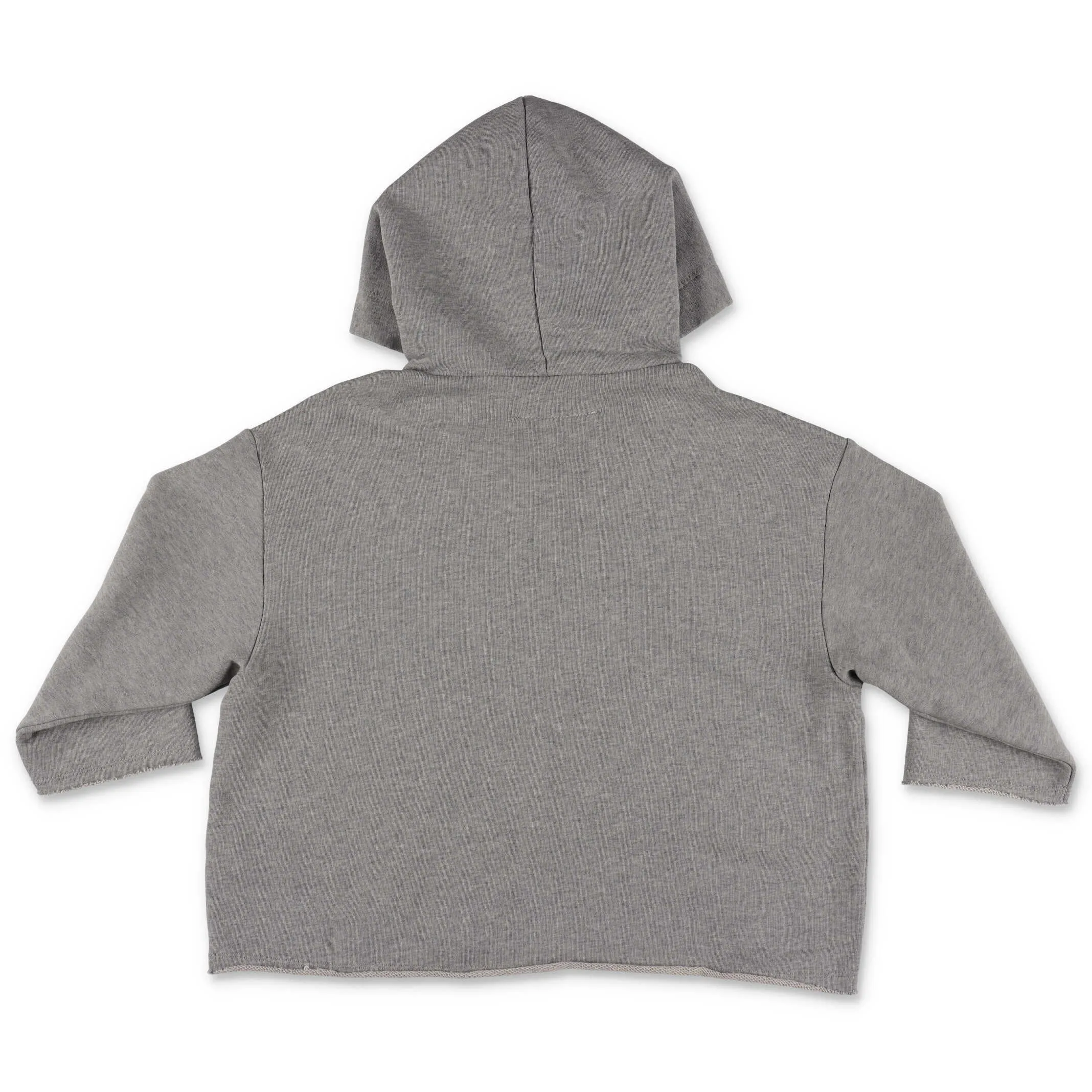 MM6 Maison Margiela Kids Logo Print Cropped Hoodie