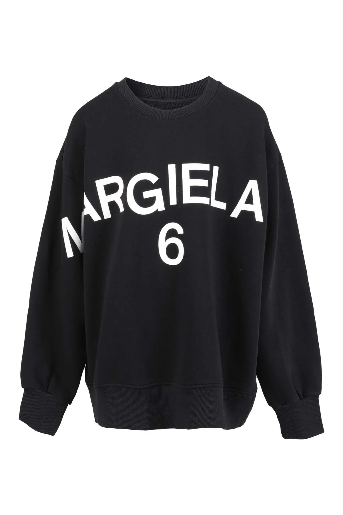 MM6 Maison Margiela Kids Logo Printed Long-Sleeved Sweatshirt