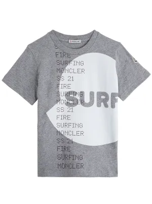 Moncler Enfant Graphic Printed T-Shirt