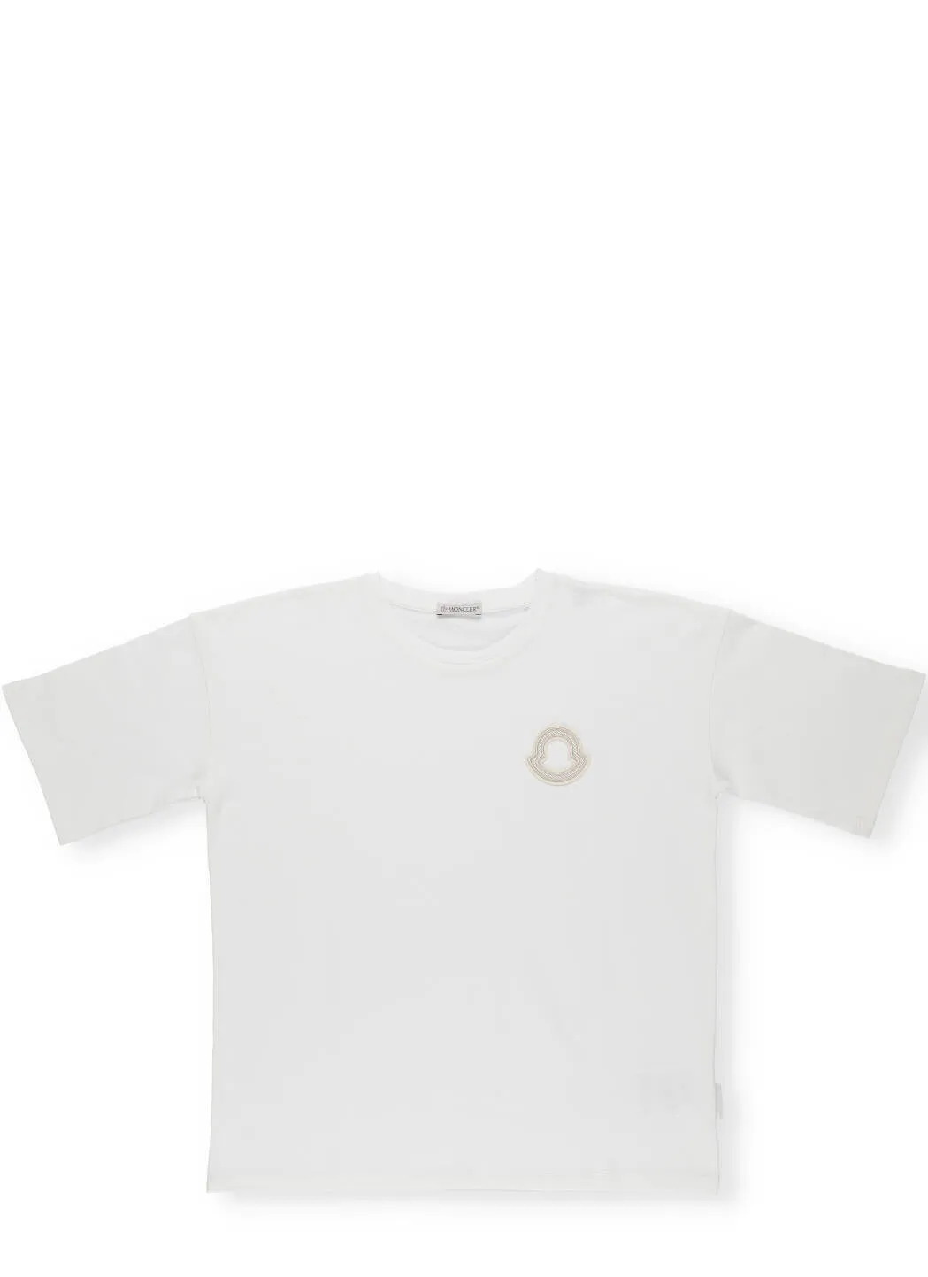 Moncler Enfant Logo Embroidered T-Shirt