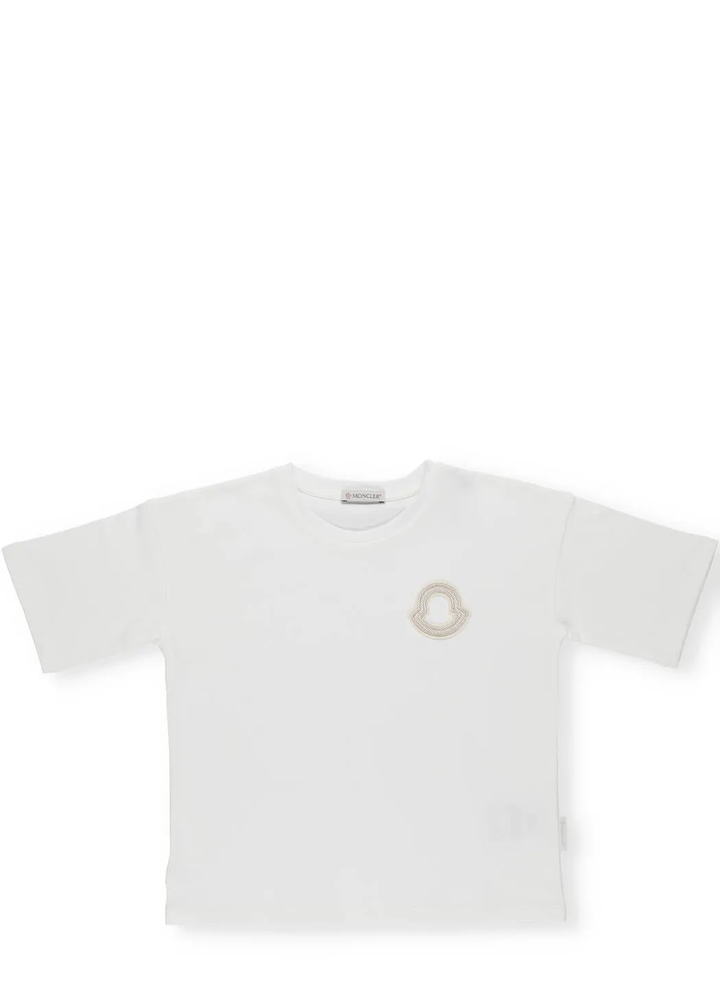 Moncler Enfant Logo Embroidered T-Shirt