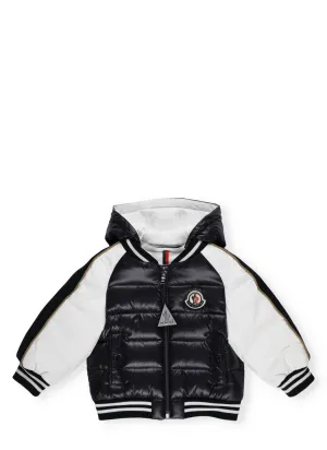 Moncler Enfant Logo Patch Hooded Jacket