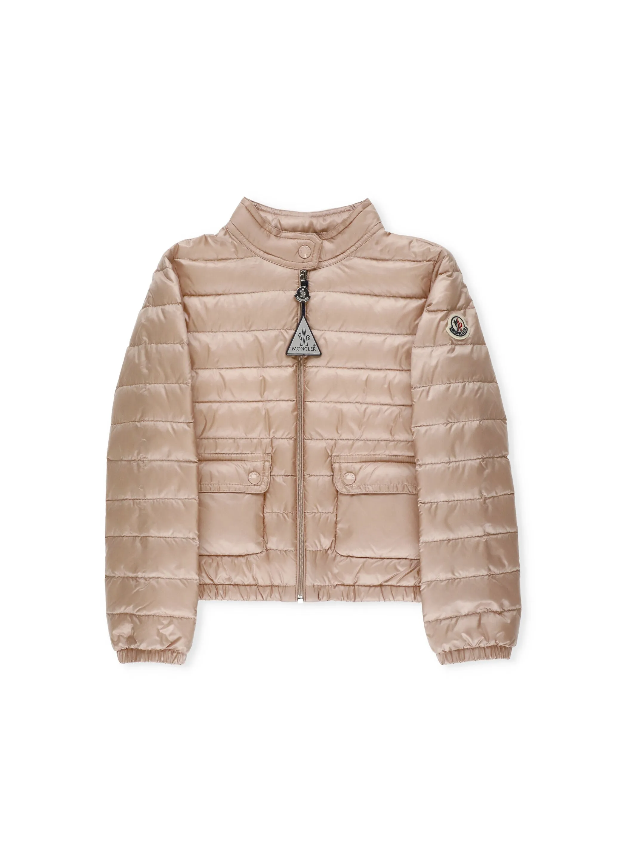 Moncler Enfant Logo Patch Zipped Padded Jacket