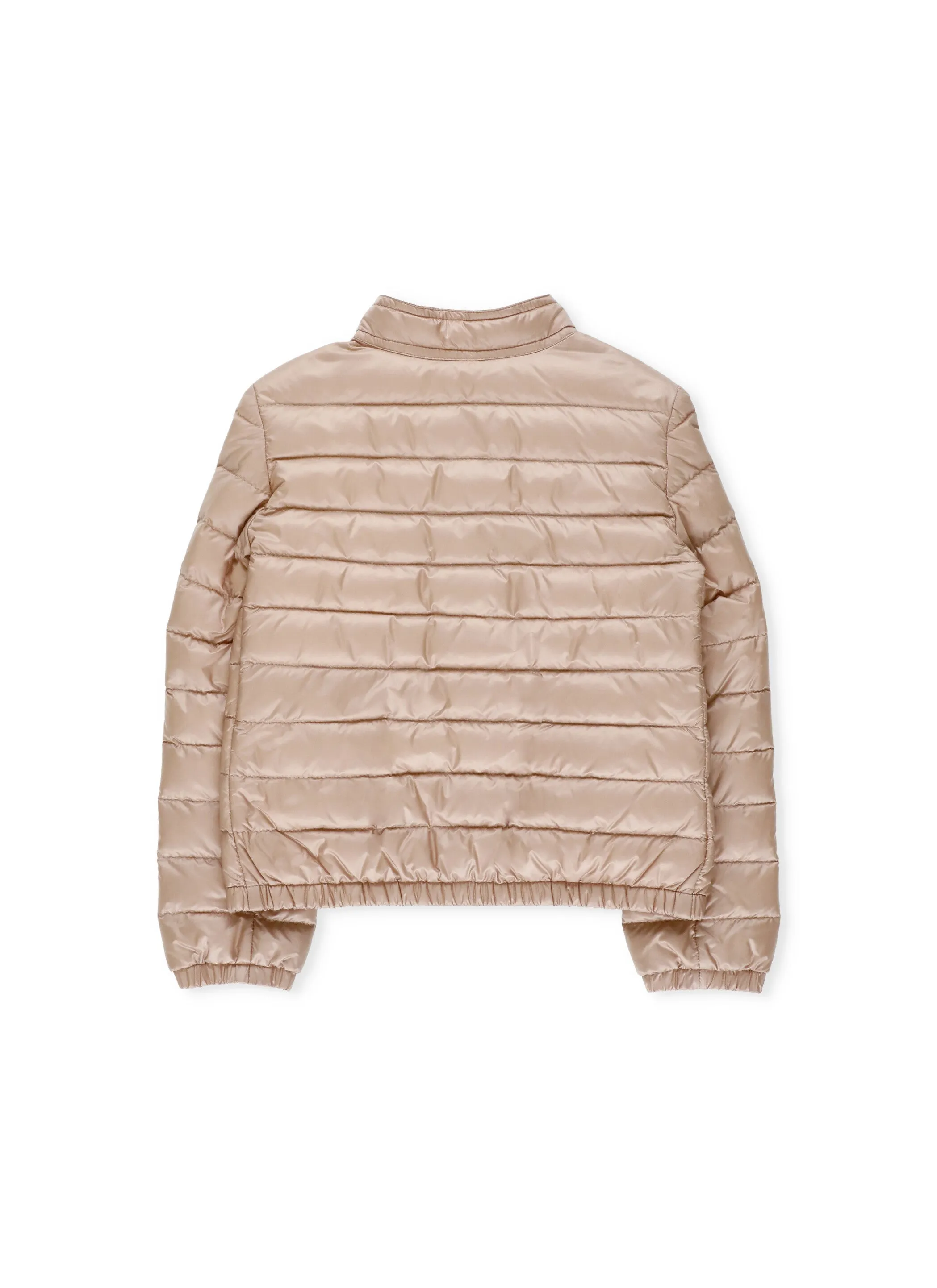 Moncler Enfant Logo Patch Zipped Padded Jacket