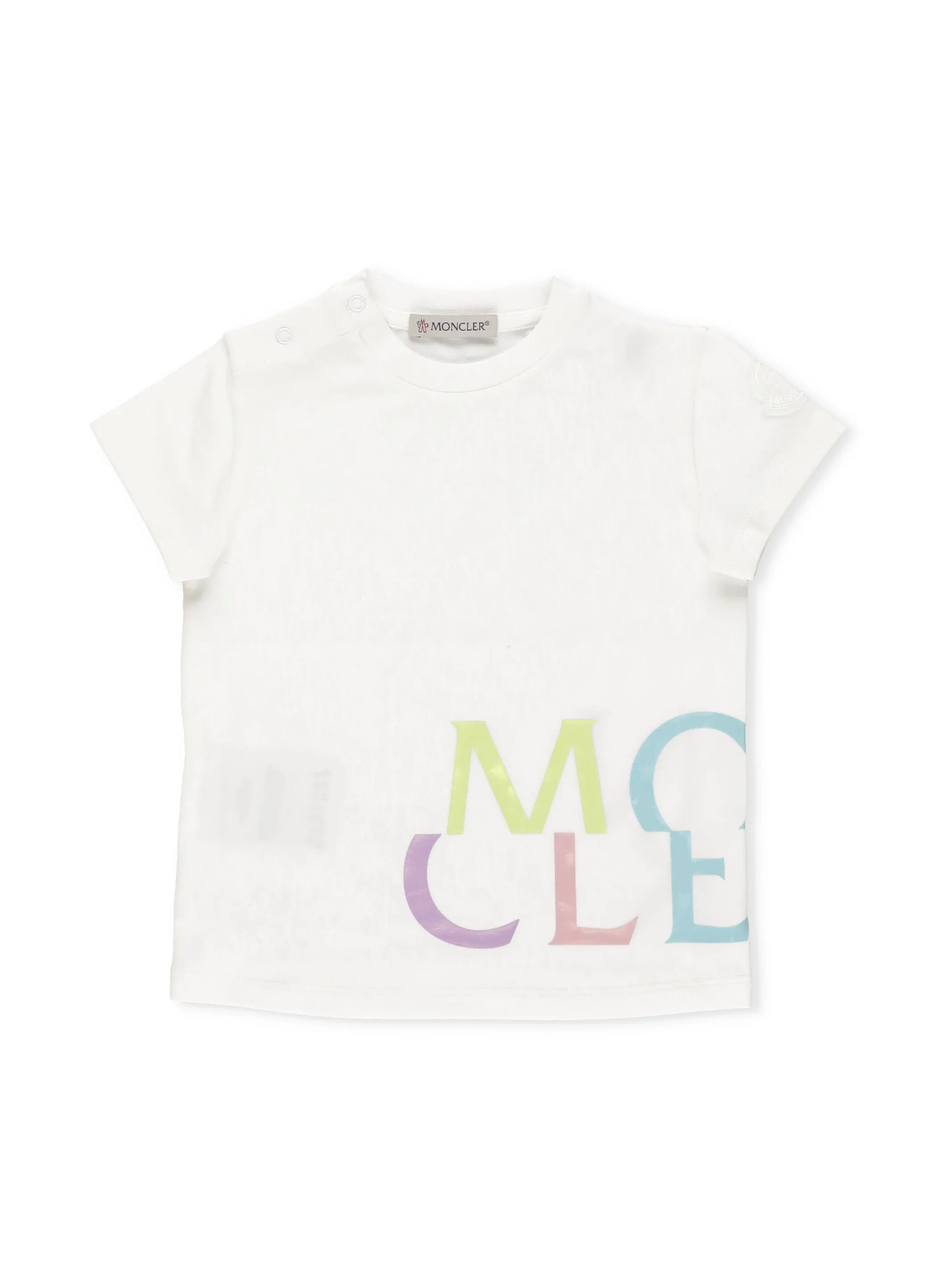 Moncler Enfant Logo Printed Crewneck T-Shirt