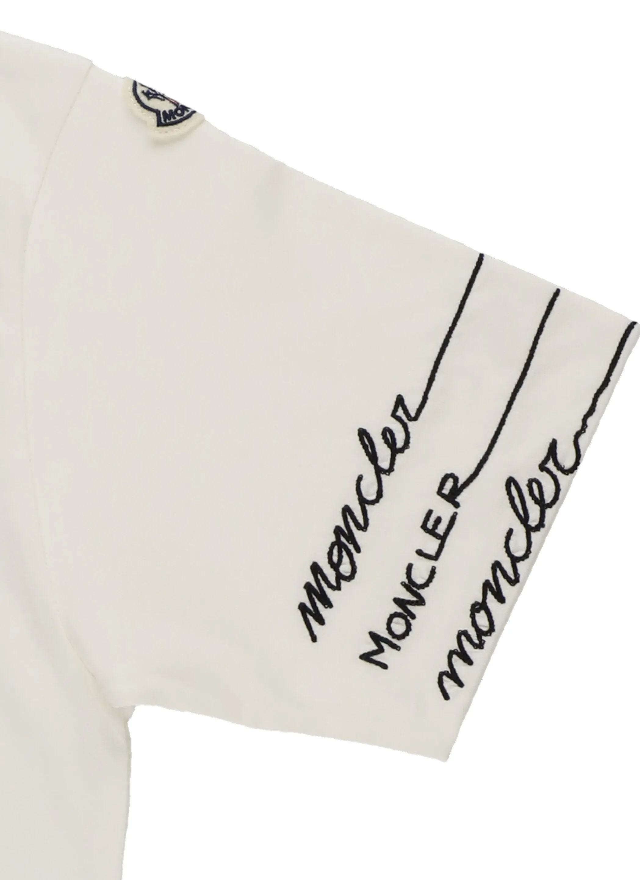 Moncler Enfant Logo Printed Crewneck T-Shirt