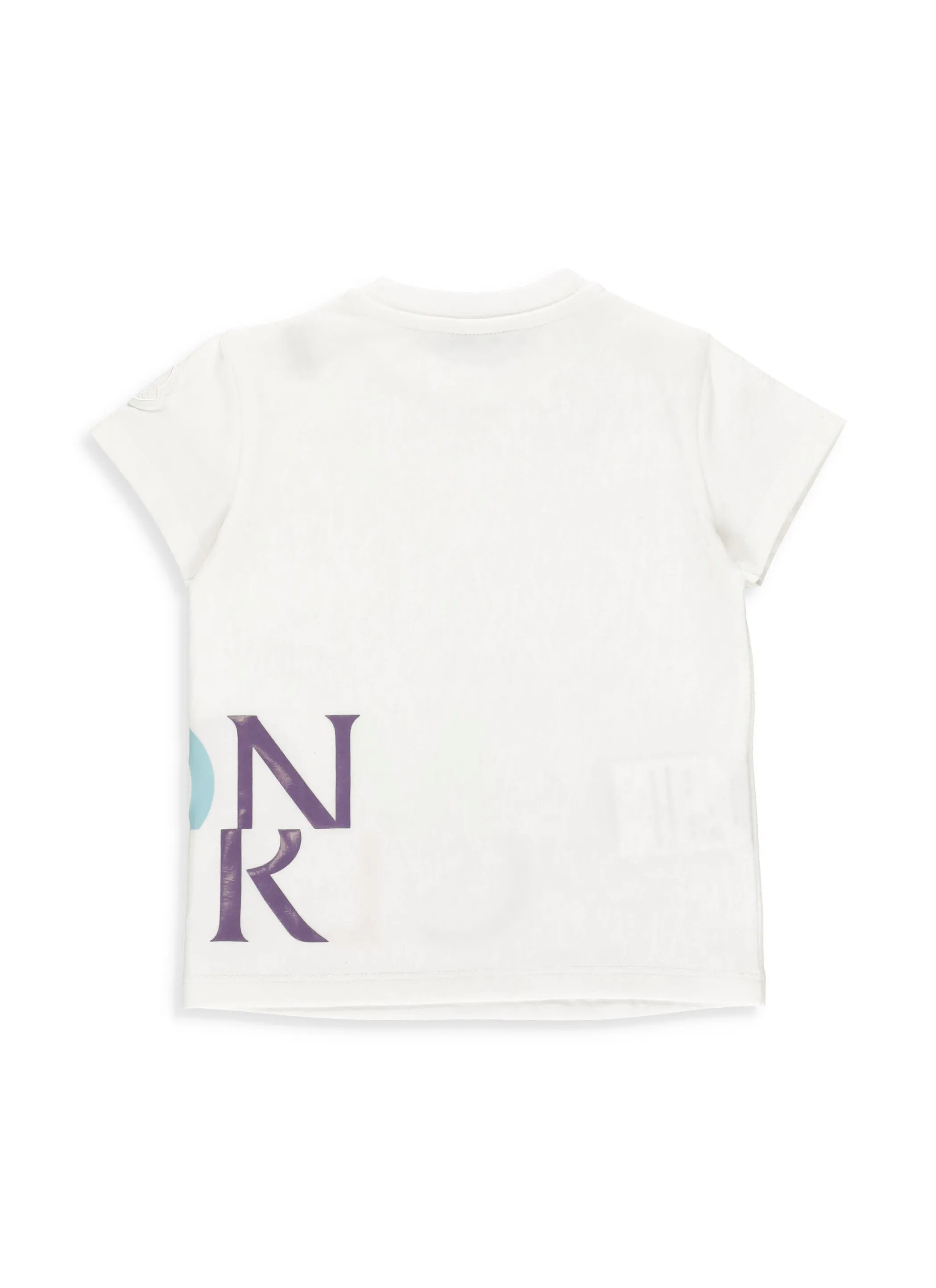 Moncler Enfant Logo Printed Crewneck T-Shirt