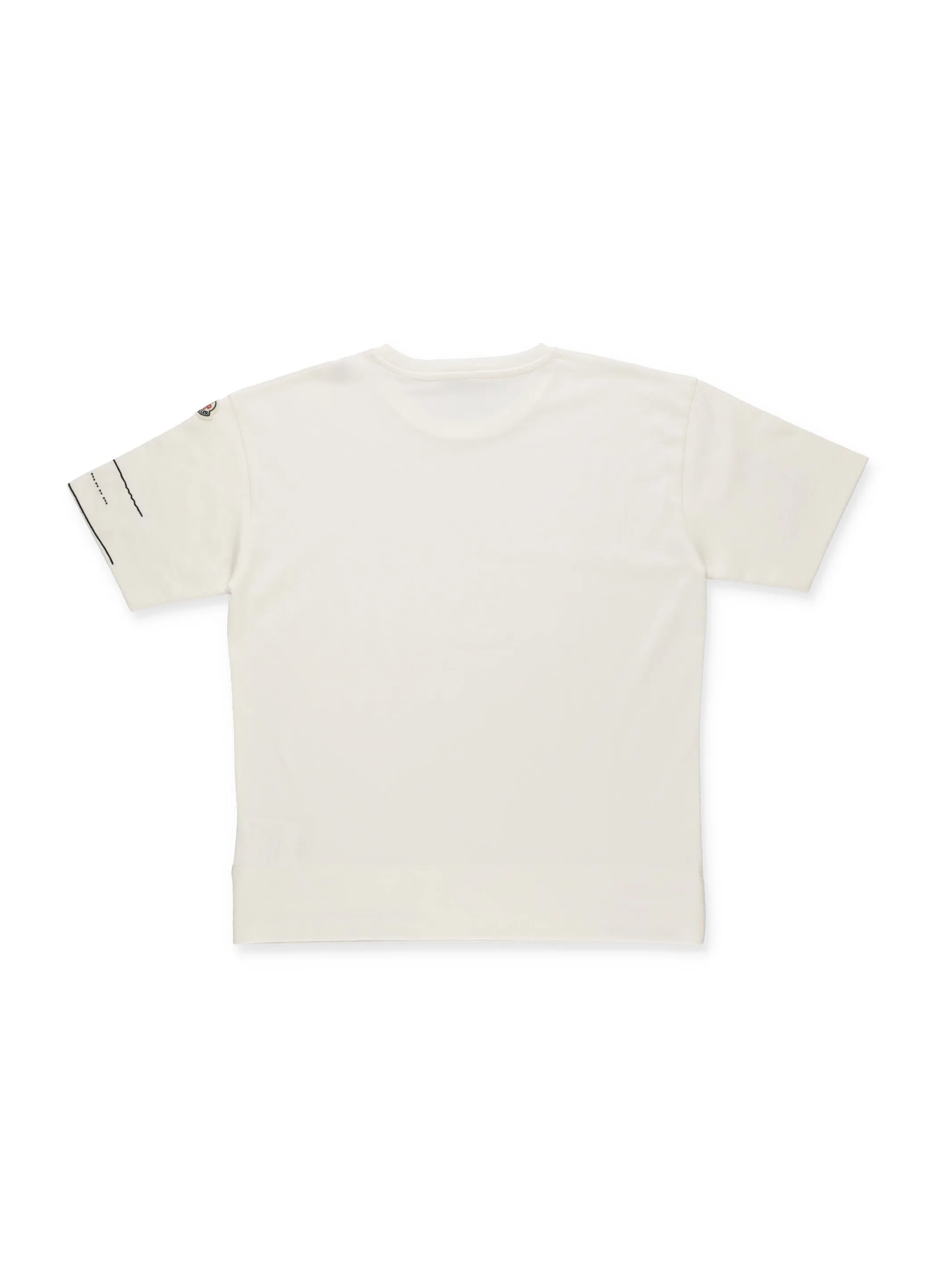 Moncler Enfant Logo Printed Crewneck T-Shirt