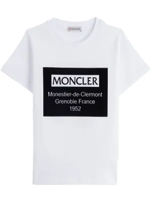 Moncler Enfant Logo Printed Crewneck T-Shirt