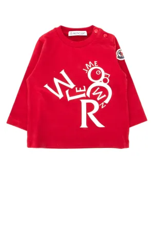 Moncler Enfant Logo Rooster Printed T-Shirt
