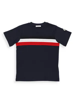 Moncler Enfant Stripe Detail T-Shirt