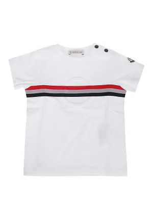 Moncler Enfant Stripe Detail T-Shirt