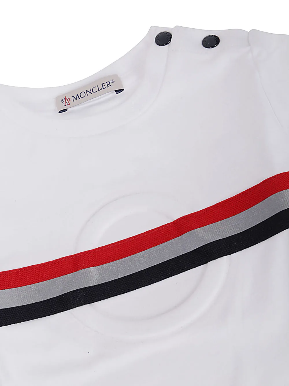 Moncler Enfant Stripe Detail T-Shirt